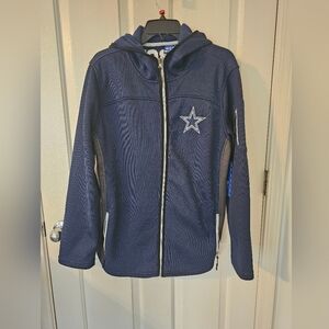 Dallas Cowboys NFL Ultra Full Zip Knit Hoodie Size S